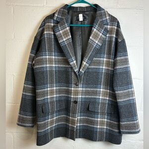 Pendleton Woolen Mills Women’s Wool Cozy Formal Classic Flannel Blazer Sz Large